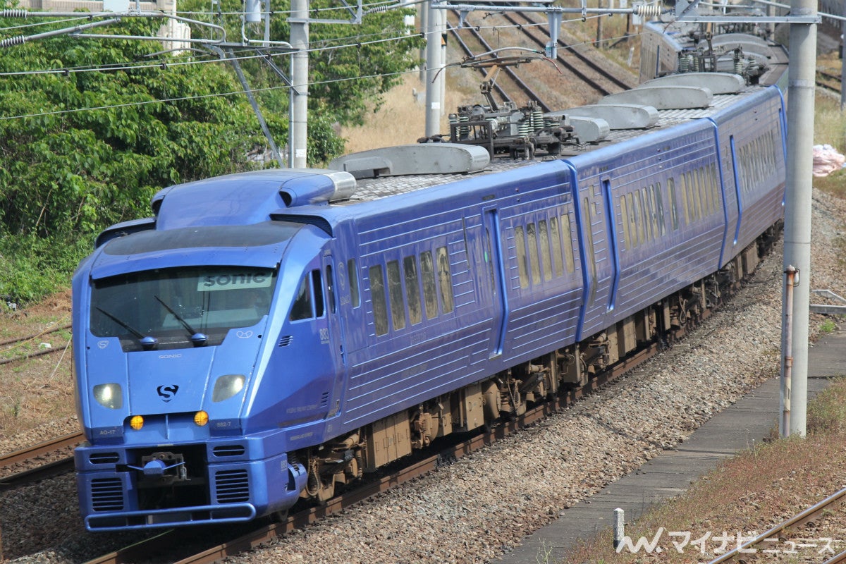 JR九州「ソニック」など、小倉～博多間で特急列車の停車駅を見直し 