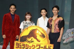 玉木宏、恐竜との“共演”は「ずっとワクワク」 木村佳乃は恐怖心を語る