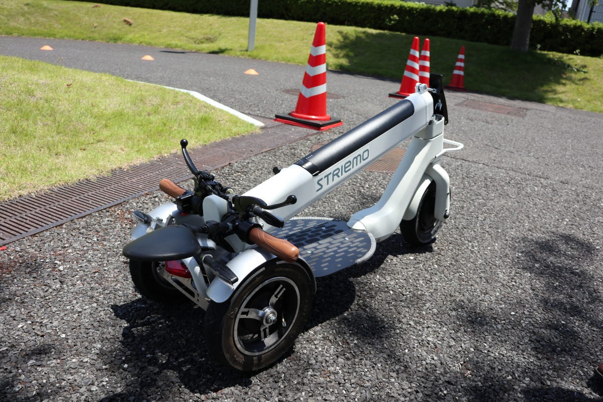 ホンダの元・技術者が3輪電動小型モビリティを開発! さっそく乗ってみた | マイナビニュース