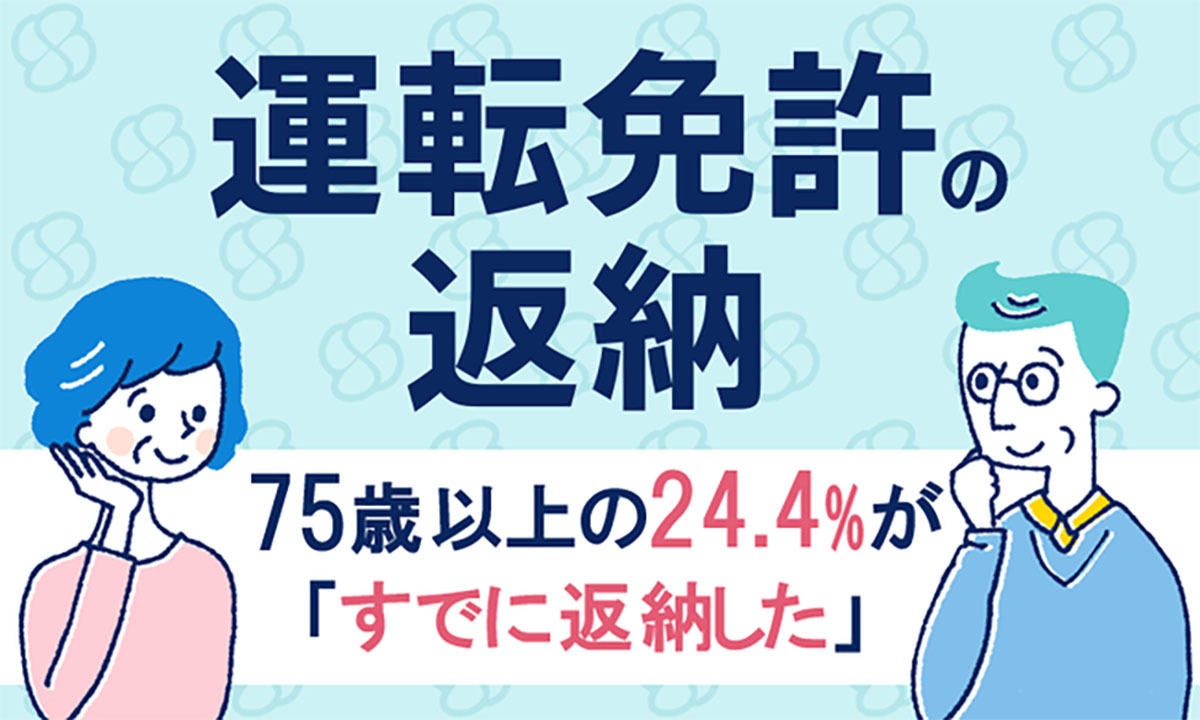 75歳以上 すでに免許返納した が24 車はどうした マイナビニュース