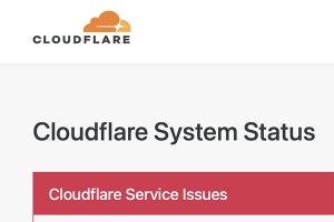 【復旧】Webサービス複数ダウン、Cloudflareで不具合