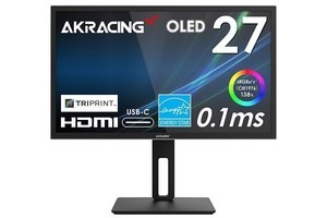 ゲーミングチェアのAKRacing、27型4K有機ELディスプレイを発売