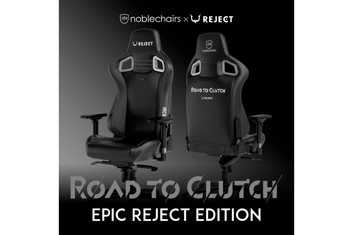 noblechairs、プロeスポーツチーム「REJECT」とコラボしたゲーミングチェア発売 | マイナビニュース