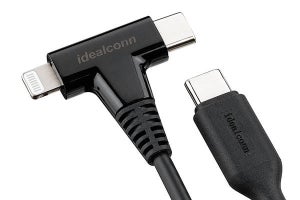 USB Type-CとLightning、2つコネクターを備えるUSB PDケーブル