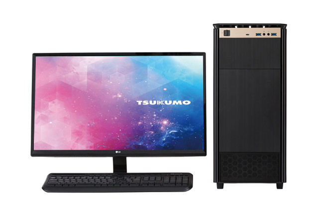 TSUKUMO、Ryzen採用プロ向けデスクトップPCを刷新 - フロントにType-C