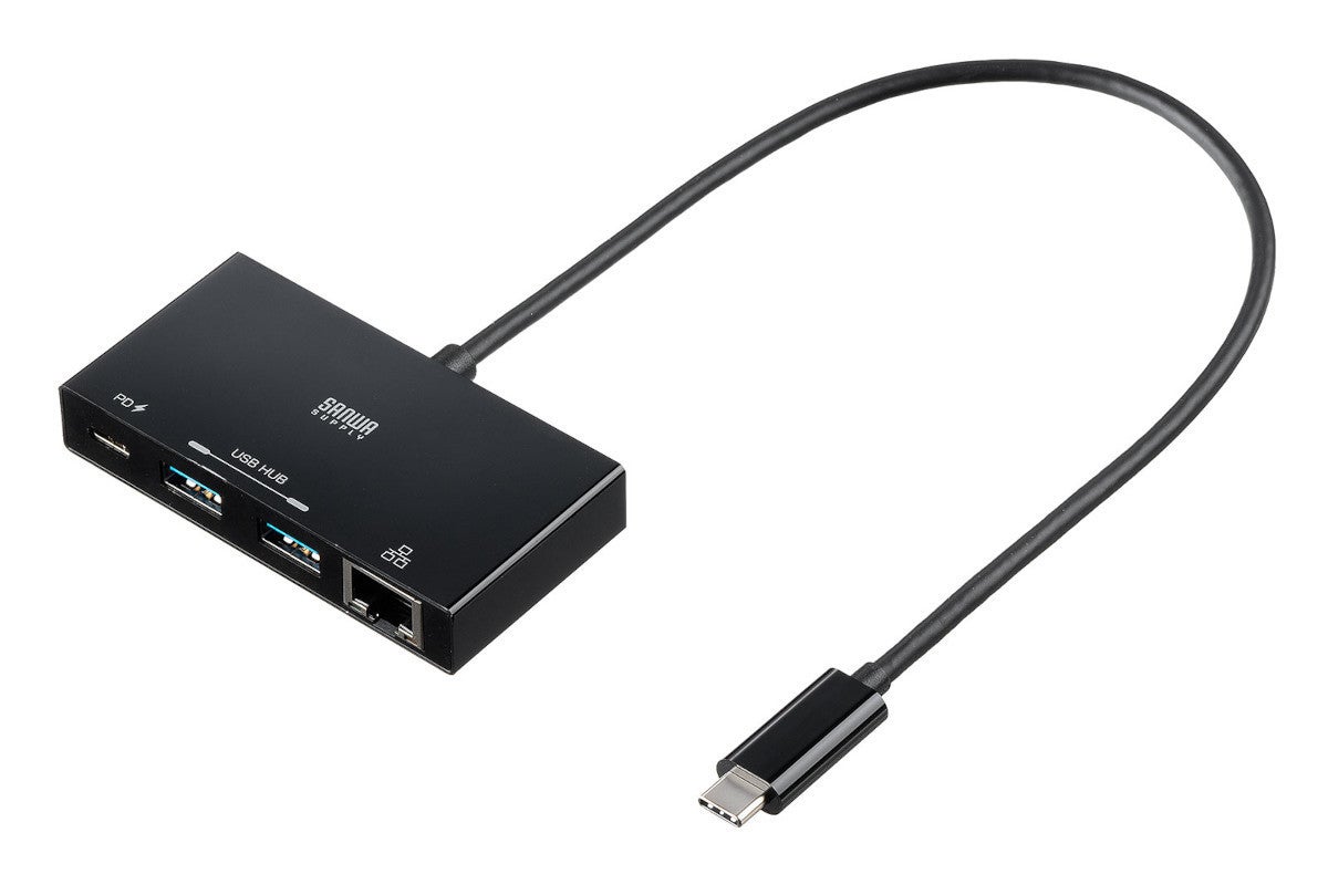 サンワダイレクト USB3.0 ドッキングステーション HDMI DVI 出力 ギガビット有線LAN USBハブ 400-VGA009 - 3