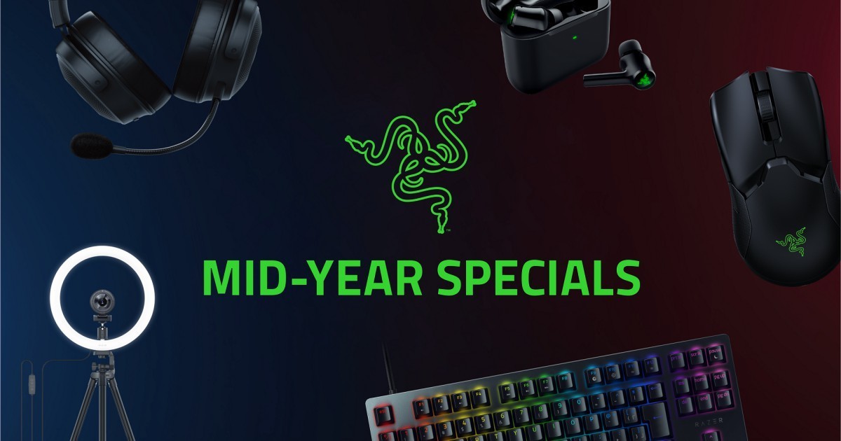 Razer、2022年7月1日から1カ月「RAZER MID-YEAR SPECIALS」セール開催 Razer、2022年7月1日から1カ月「RAZER MID-YEAR SPECIALS」セール開催