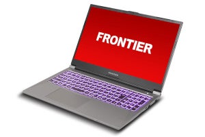 FRONTIER、第12世代Core・GeForce RTX 3050搭載の15.6型ノートPC「VNAシリーズ」