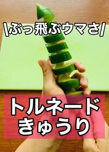 【120万再生突破!】TikTokで大バズりの「トルネードきゅうり」が美味すぎる - ダイエットに! 熱中症対策に!