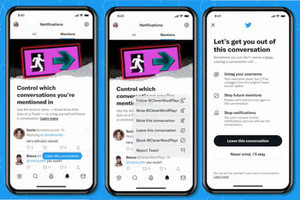 Twitter、“巻き込みリプ”から抜けられる「会話を退出」機能