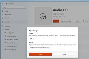 Windows 11 メディア プレーヤー、音楽CDリッピング対応