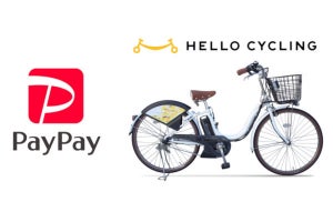 PayPayのミニアプリで「HELLO CYCLING」を利用可能に、期間限定で30％還元