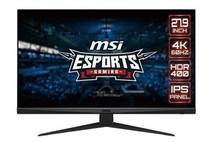 MSI、ハードウェアブルーライトカット機能搭載の27.9型4Kゲーミングディスプレイ