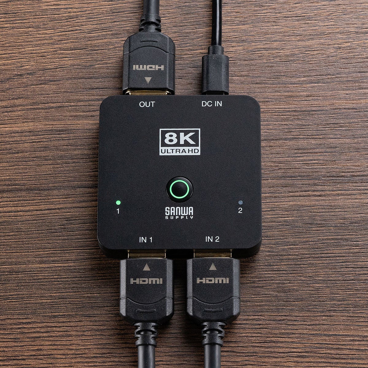 HDMI 2.1対応の8K60FPS切替器