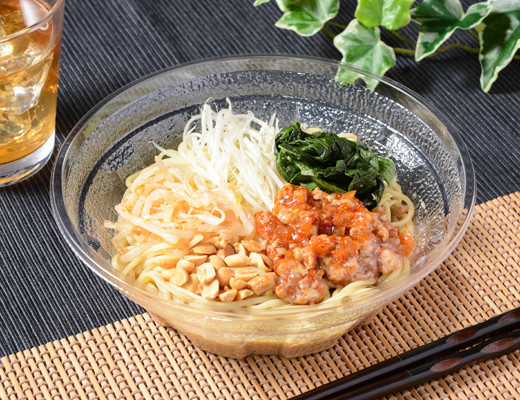 「食物繊維が摂れる 冷し担々麺」(538円)