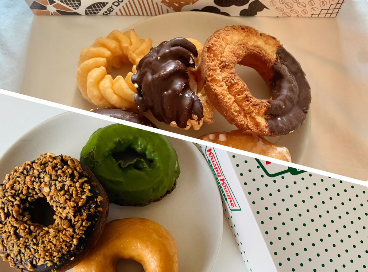 クリスピークリームドーナツとミスドのカロリーを比較すると?
