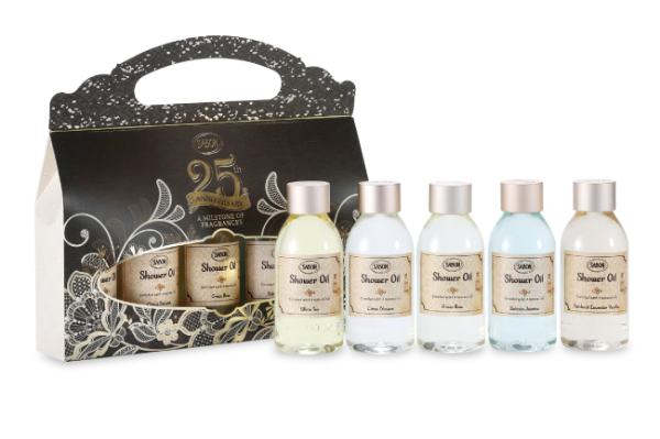 SABON、25周年記念アイテム「シャワーオイル」5種、数量限定発売 