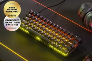 SteelSeries、世界最速スイッチ搭載ゲーミングキーボードに60%モデル