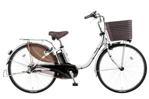 パナソニックの電動アシスト自転車「ビビ・DX」からシェードホワイトなど限定3カラー