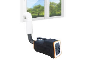 スポットクーラーの熱を窓の外に、取り付け簡単な排熱ダクト