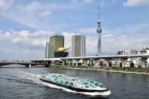 隅田川を下る宇宙船に乗ってみた /街歩き研究家がそっと教える夏の東京の楽しみ方