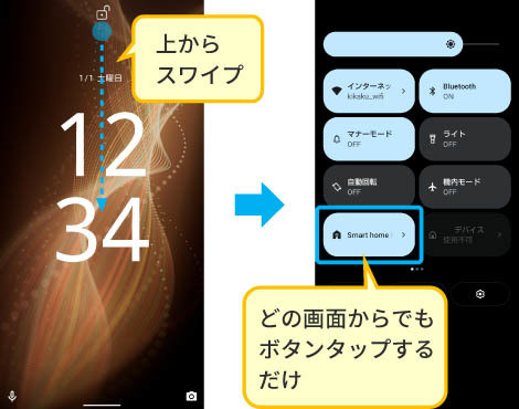 Smart home HUB起動