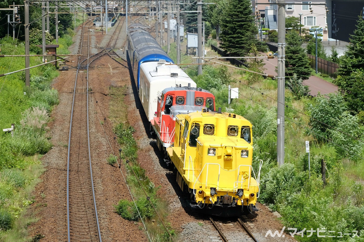 ロイヤルエクスプレス北海道クルーズ、黄・赤・白・青の編成で運行 | マイナビニュース