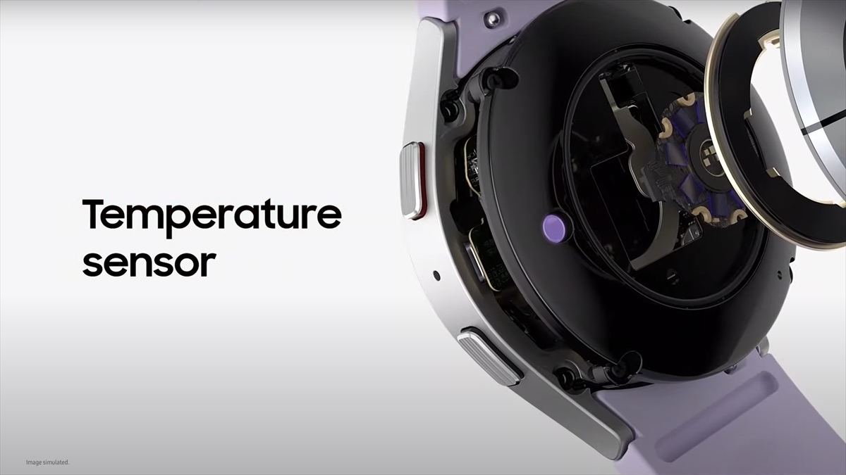 Galaxy watch active outlet sensors