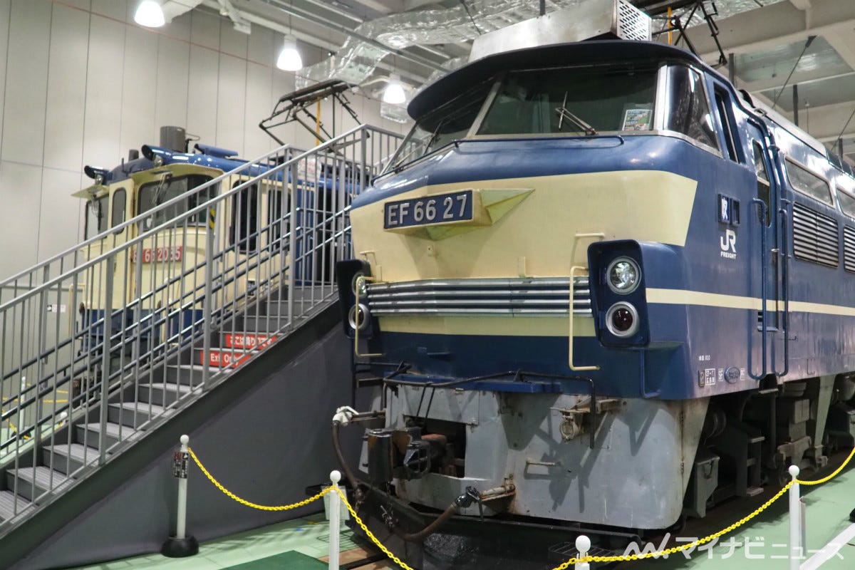 京都鉄道博物館でEF66形27号機「ニーナ」＆EF65形2085号機など展示 