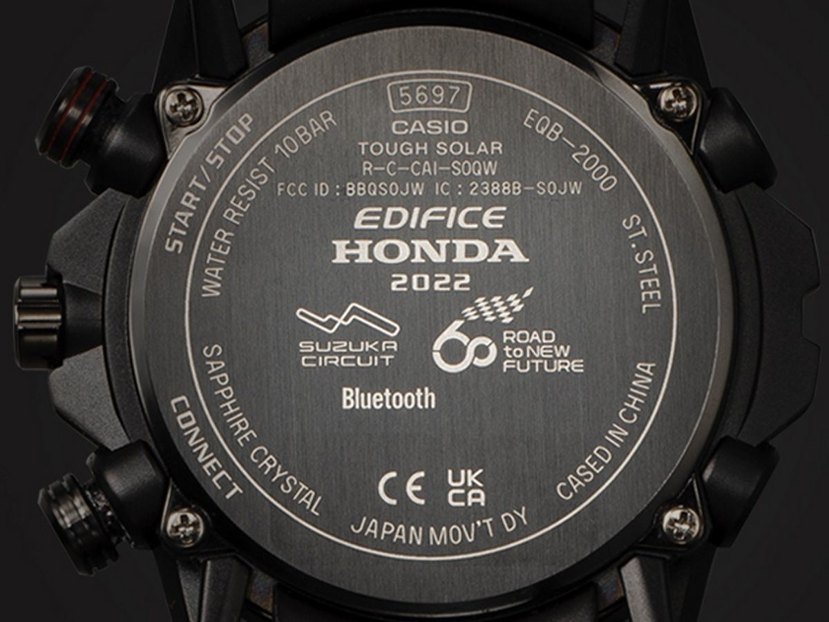 カシオ、Honda Racing、ホンダ、EDIFICE、EQB-2000HR