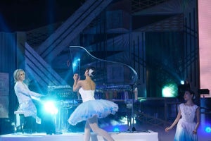 YOSHIKI、ウクライナのバレリーナと共演　『24時間テレビ』に400万円寄付