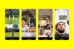 Snapchat、インカメラ／アウトカメラで同時に撮影できる「デュアルカメラ」機能