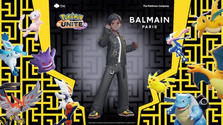 ポケモンユナイト でbalmainコラボのトレーナーファッションをゲット マイナビニュース