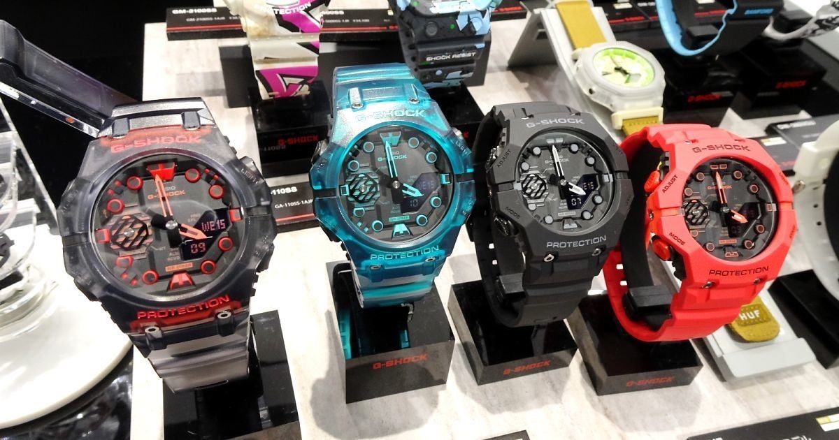 カシオ2022年9月発売の「G-SHOCK」「EDIFICE」を実機写真で！ | マイ