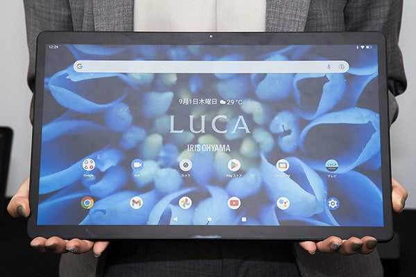 Androidタブレット再燃? 迫力の15.6型「LUCAタブレット」に触れ