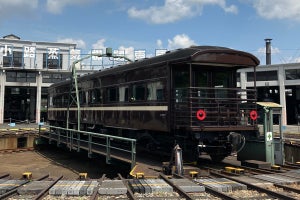 京都鉄道博物館、マイテ49形も加わり鉄道開業150年の特別イベント