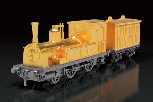 鉄道博物館、価格1,500万円の「純金製1号機関車」9/25まで特別展示