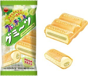 モナカアイスの中にグミ! 新感覚の"お菓子アイス"「グミーツイタリアンマスカット味」発売