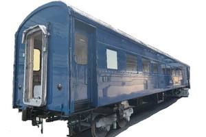 JR東日本、旧型客車「スハフ42-2234」カラーリングを「青15号」に