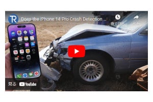 iPhone14の新機能「衝突事故検出」、本当に車をぶつけて検証する猛者が現る