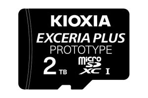 キオクシア、業界初「2TB容量」のmicroSDメモリカードを試作