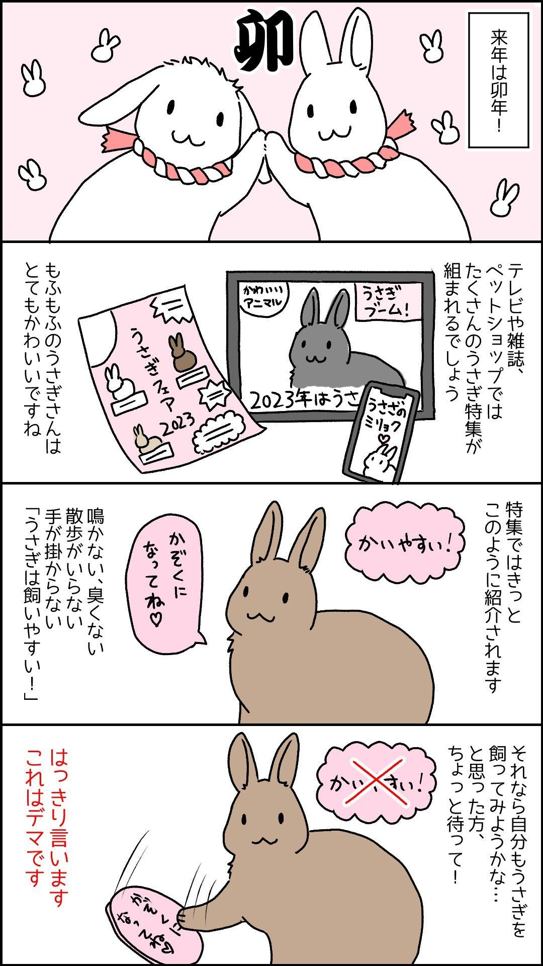 ちょっと待って うさぎを飼う前に知っておいてほしいこと 漫画に称賛の声多数 素晴らしい内容 泣きそうになりました マイナビニュース