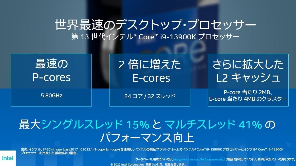 配送員設置 Intel Core i9 13900K BOX 第13世代インテルCore i9