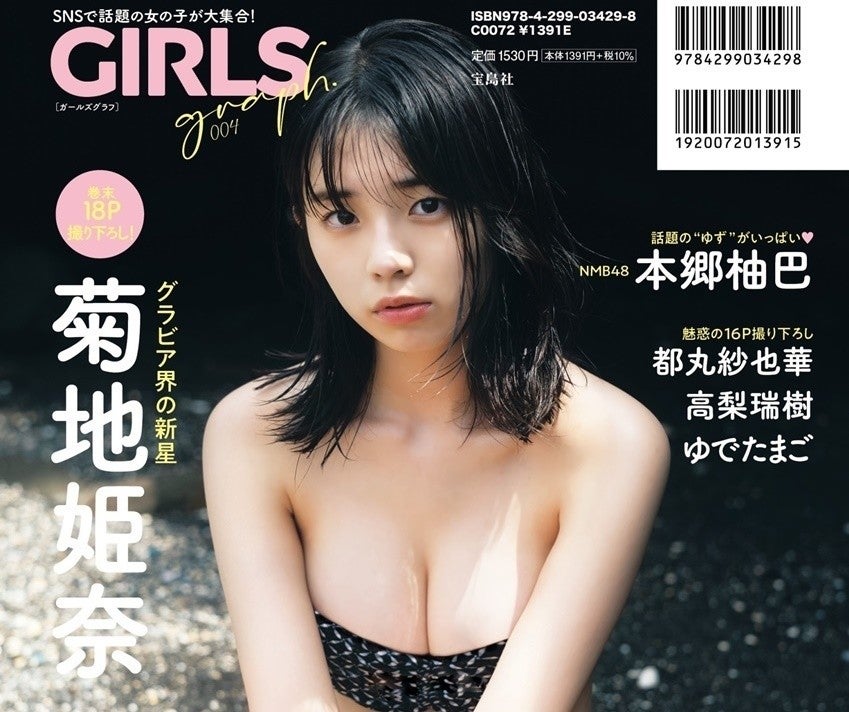 菊地姫奈、ビキニ姿で魅惑の美ボディ披露 『GIRLS graph.004』裏表紙公開 | マイナビニュース