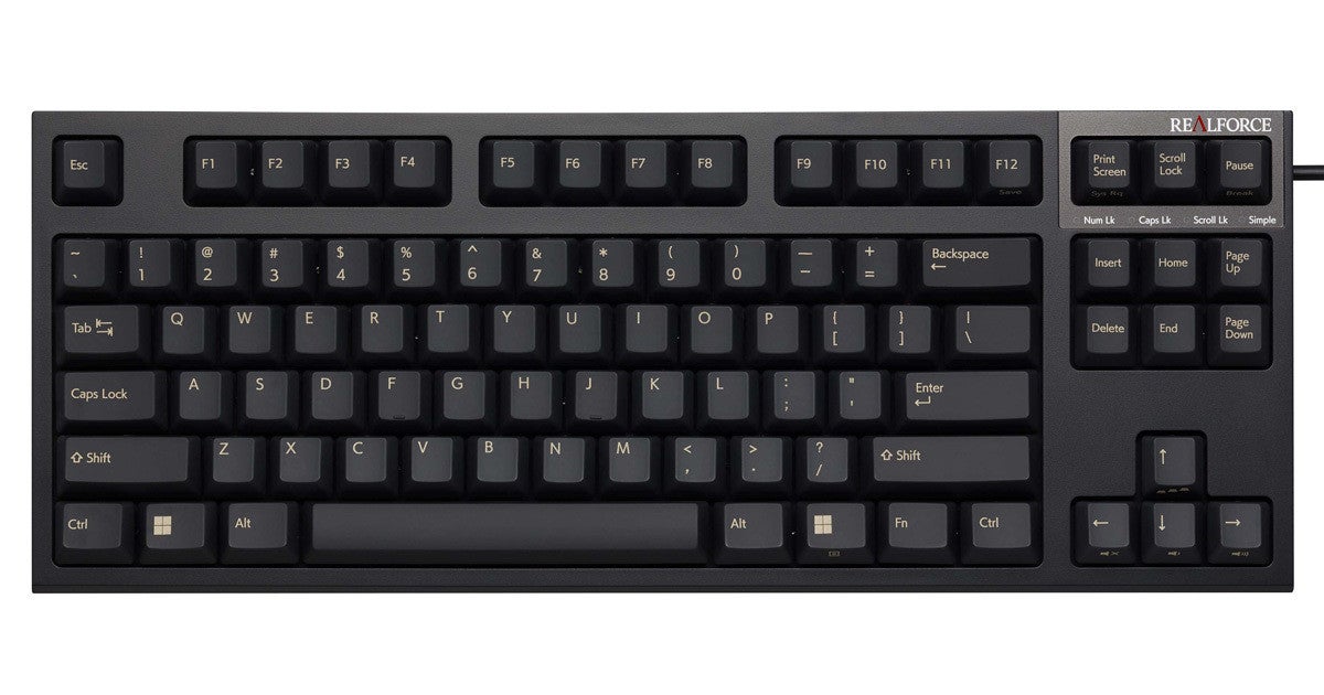 東プレ、「REALFORCE R3S」キーボードに英語配列モデル - 20,900円から ...