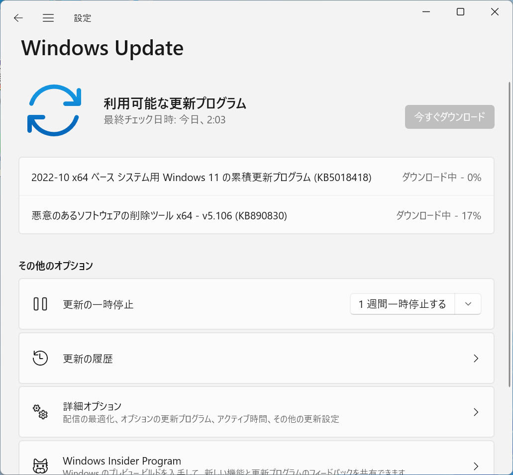 Microsoft、2022年10月の月例更新 - Windows 11 バージョン22H2へも対応