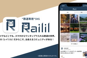 JR西日本「鉄道専用」SNSアプリ「Railil」鉄道写真の投稿・共有も