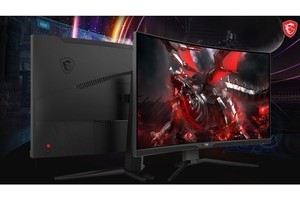 MSI、最大リフレッシュレート170Hzの31.5インチ湾曲ゲーミングモニター