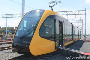 「ライトライン」11/17から試運転、宇都宮駅東口停留場で見学会も