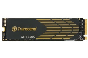 トランセンド、PCIe 4.0対応のM.2 NVMe SSD「MTE250S」 1TBと2TBモデル